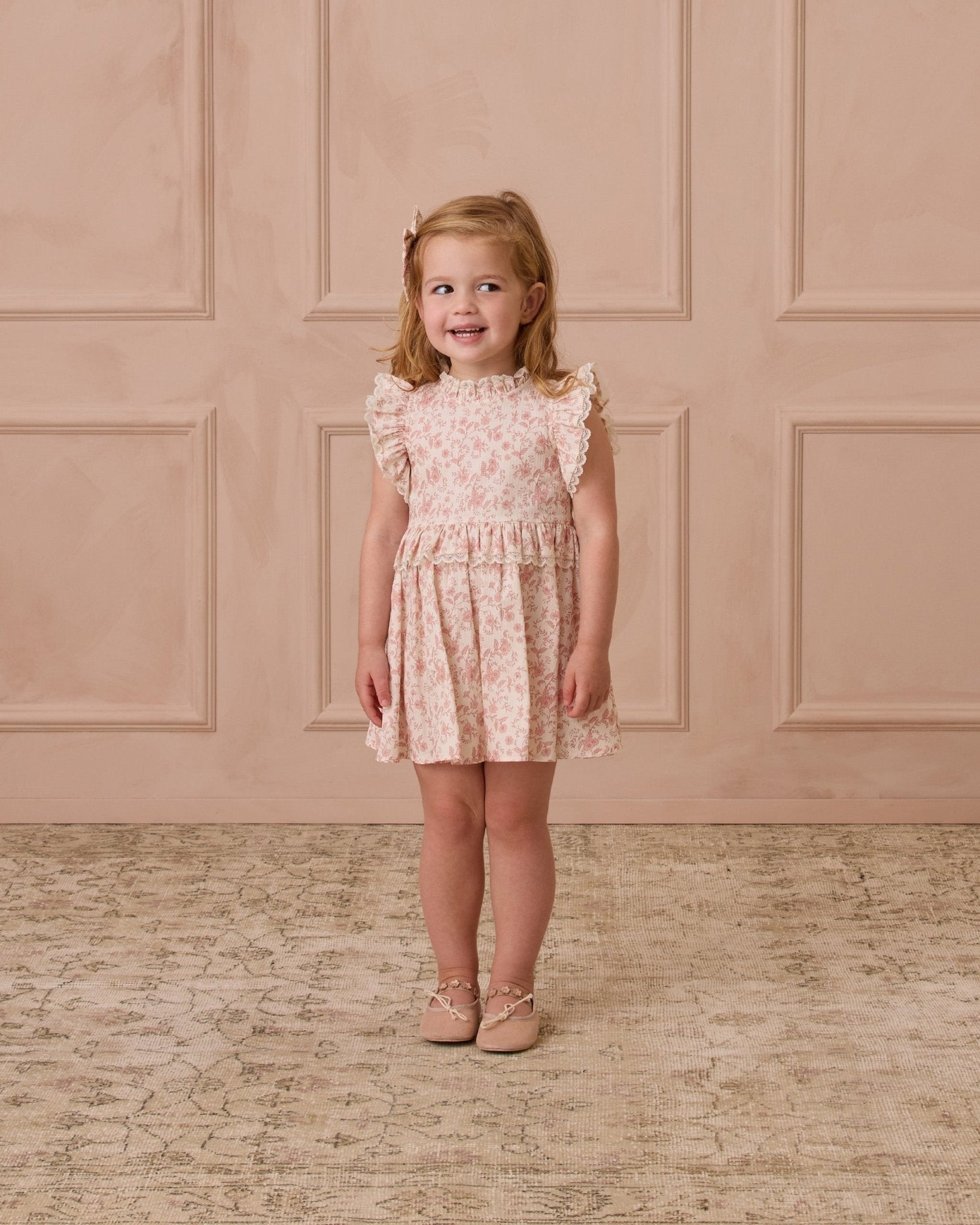 Noralee Alice Dress - Pink Toile - 8Y Noralee Alice Dress - Pink Toile - 8Y