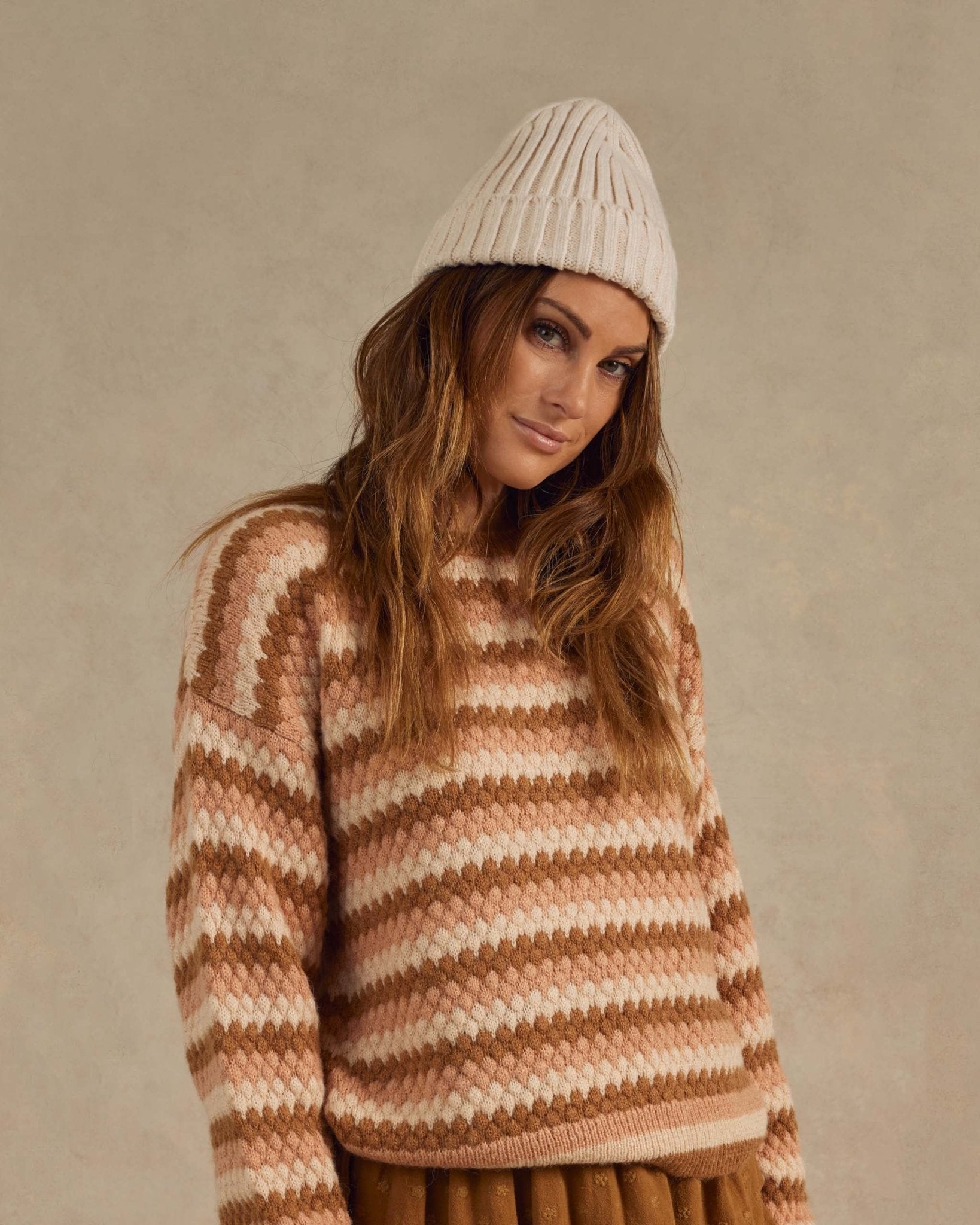 Aspen Sweater || Multi - Stripe - LAST ONE XL