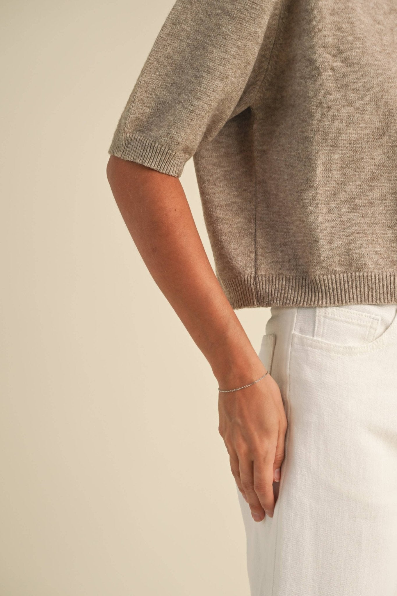 Aurora Sweater Top | Mocha