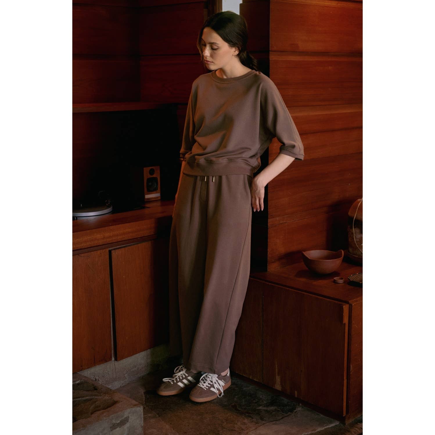 Straight Leg Pants || Truffle