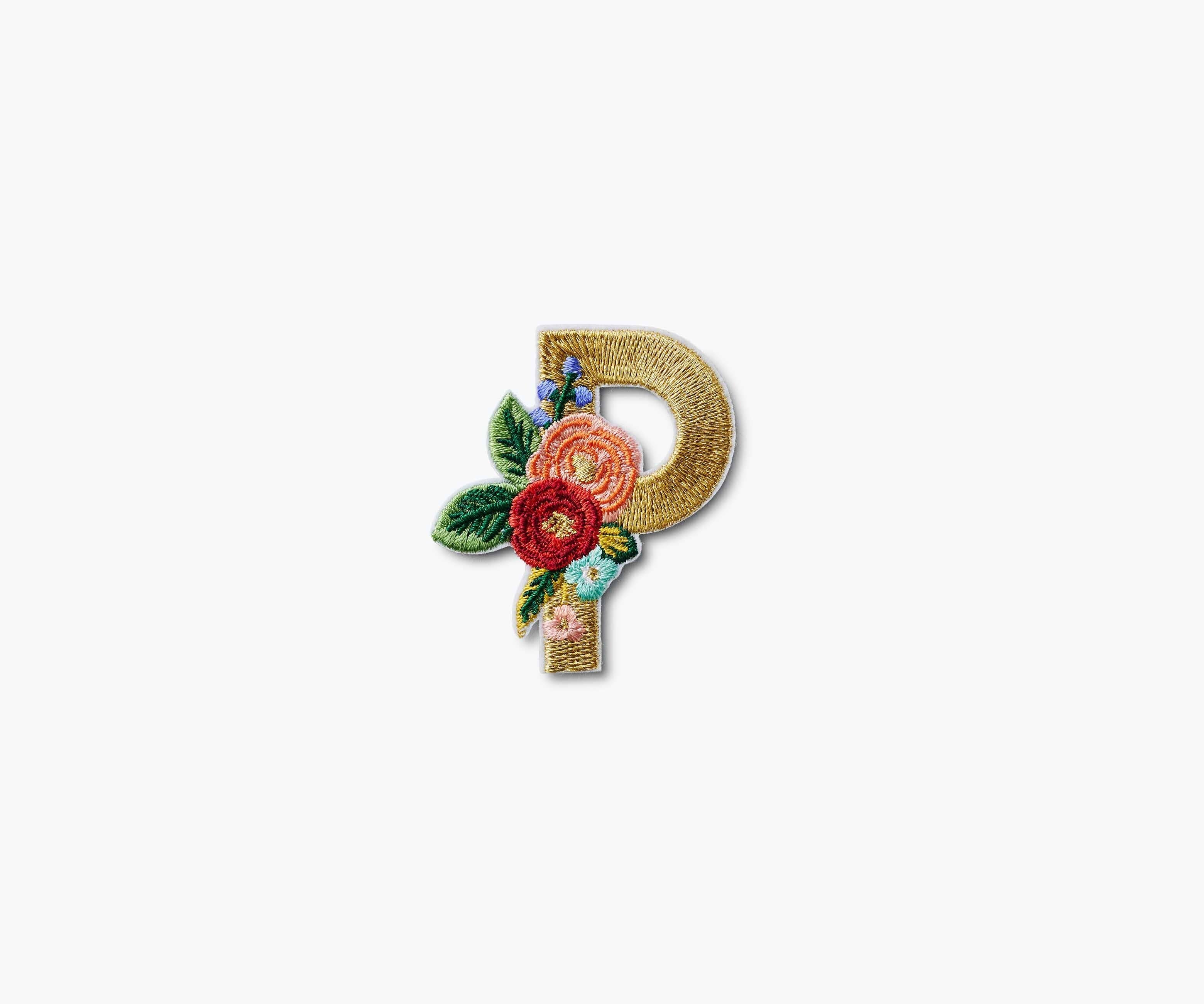 Garden Party Monogram Patch