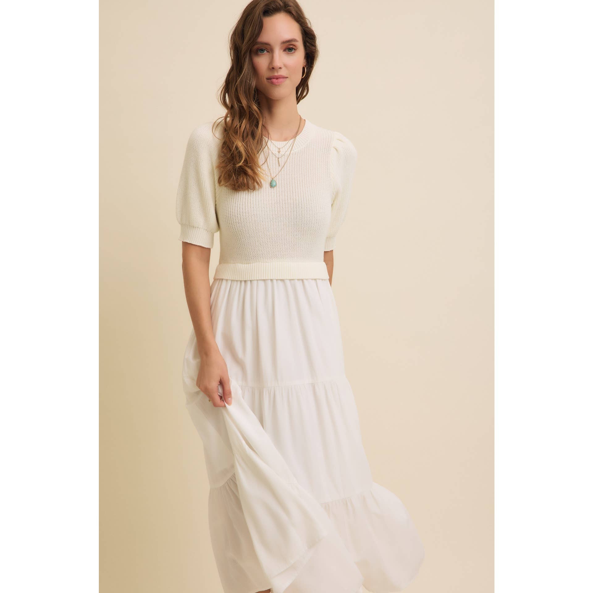 Elise Knit Midi Dress