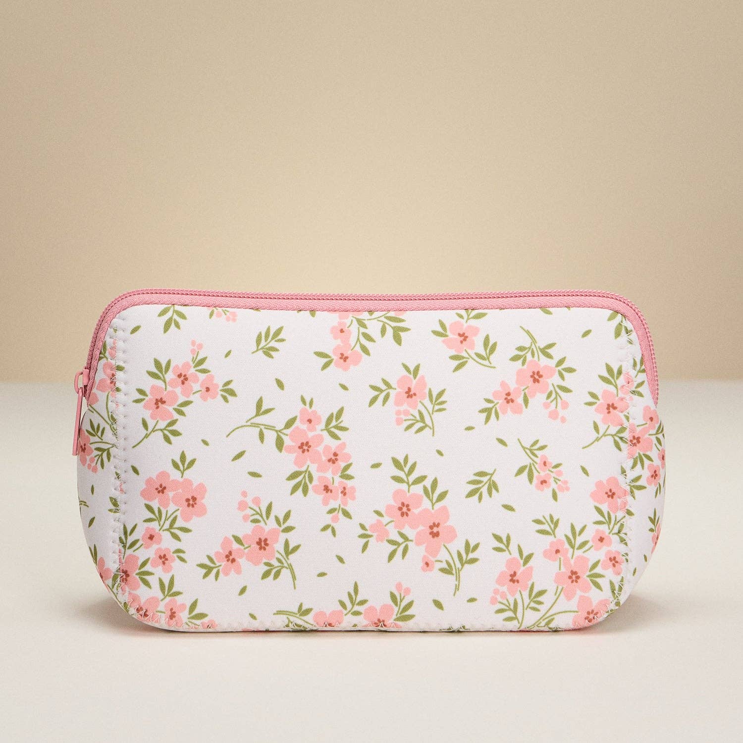 Blush Blossom Neoprene Pouch