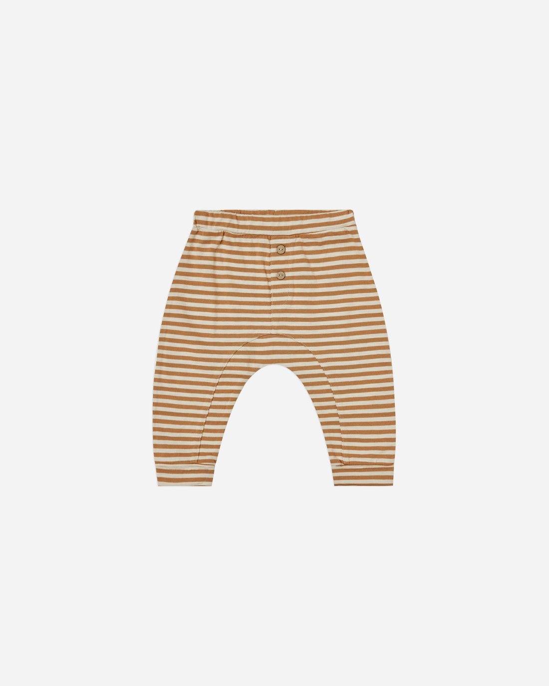 Baby Cru Pant || Camel Stripe - LAST 0/3M & 12/18M