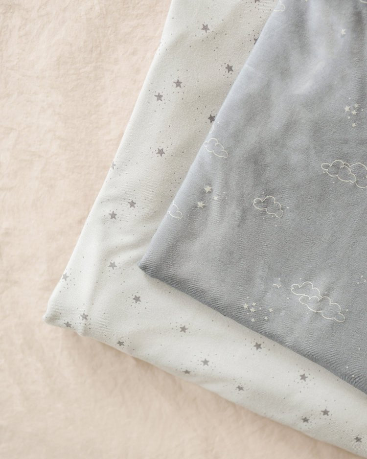 Bamboo Crib Sheet || Clouds