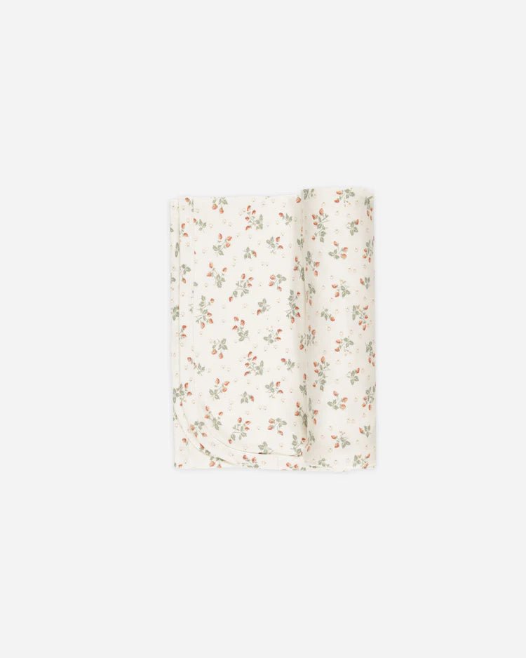 Bamboo Swaddle || Strawberries