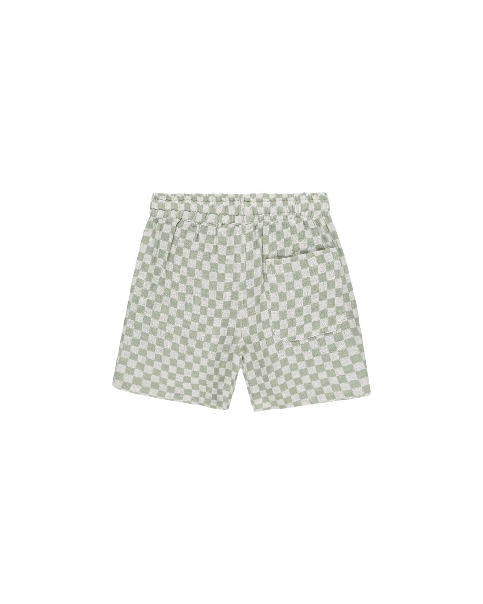 Bermuda Short || Sage Check