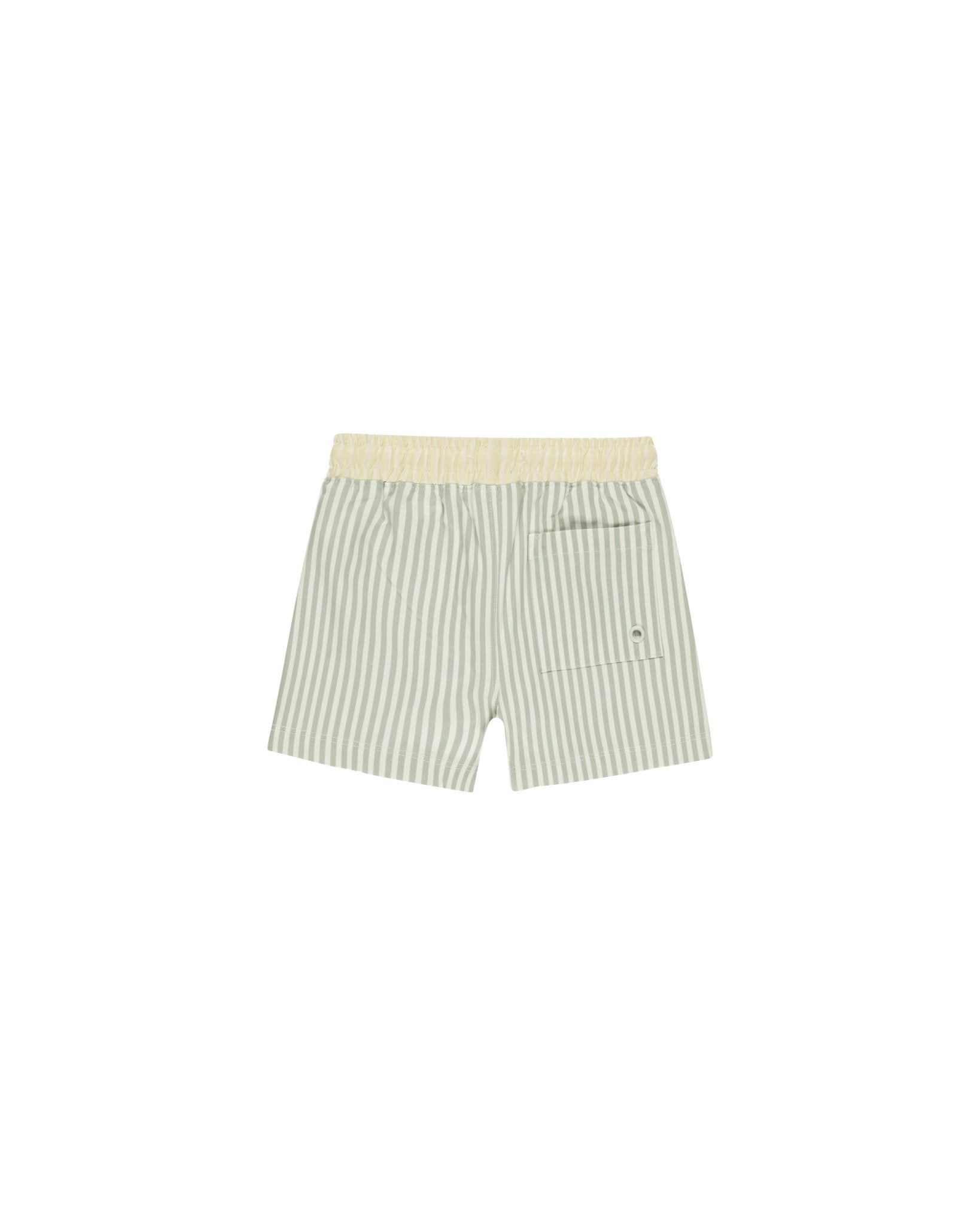 Boardshort || Sage Stripe