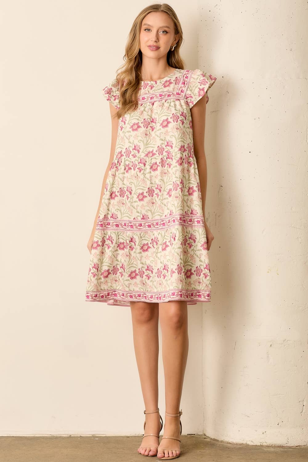 Bohemian Print Mini Dress