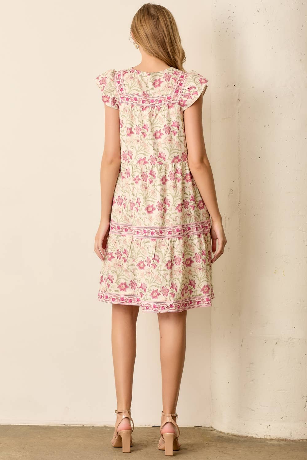 Bohemian Print Mini Dress