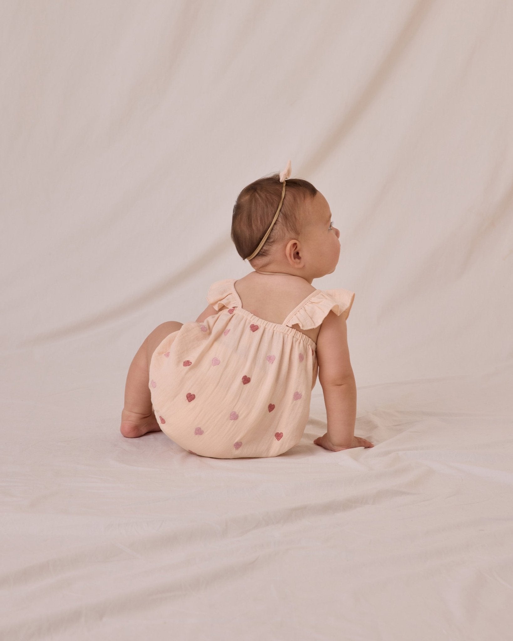Bonnie Romper || Heart Embroidery - Khanh