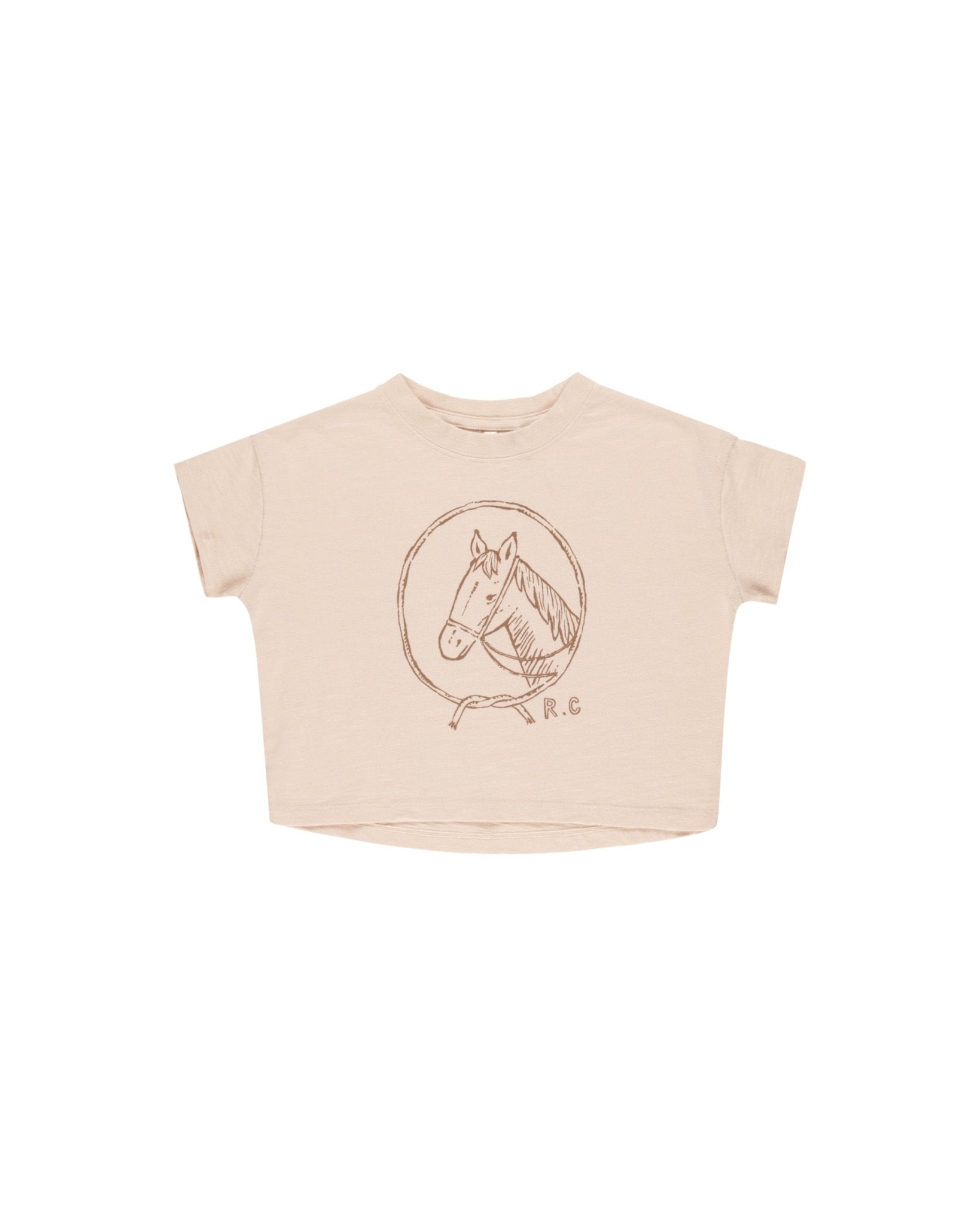 Boxy Tee || Horse - LAST ONE 12/18M
