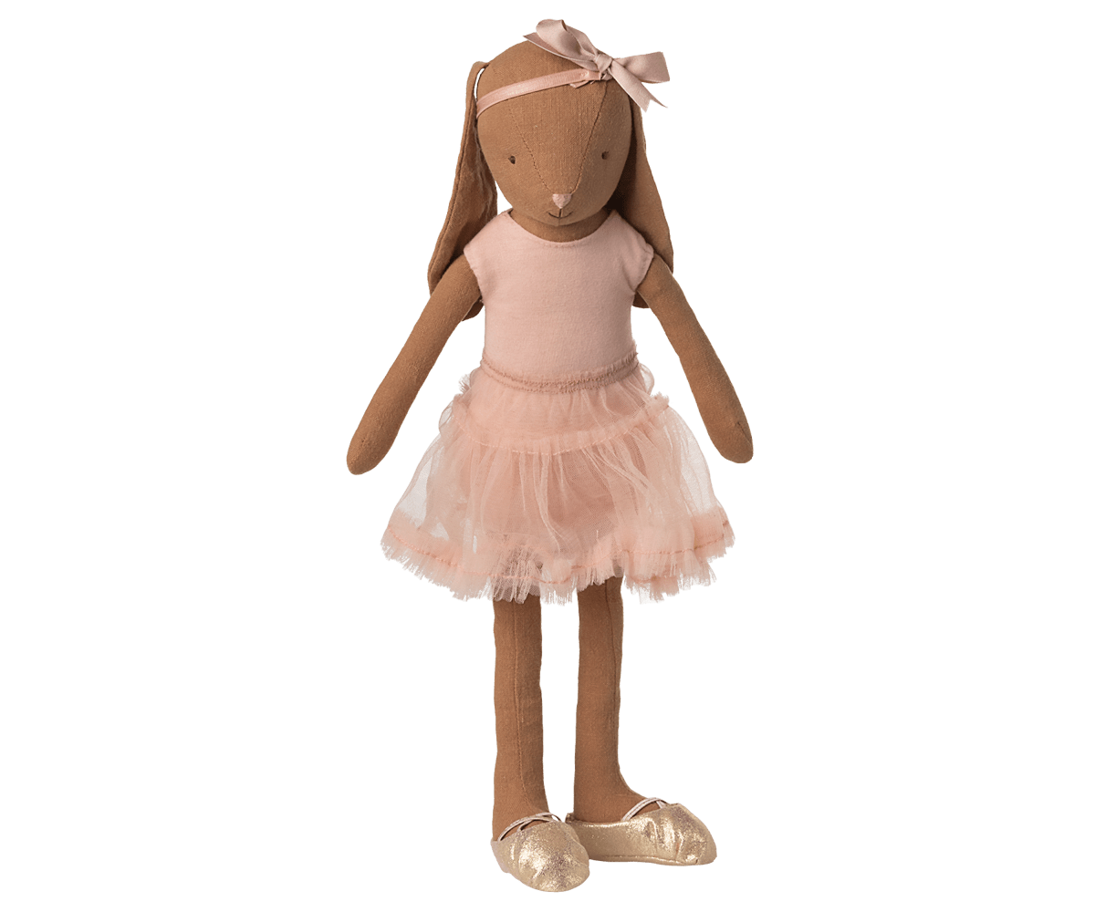 Bunny size 3, Chocolate brown - Ballet suit and skirt rose
