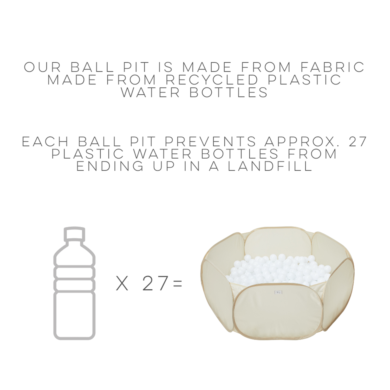 Ball Pit || Checkerboard Beige
