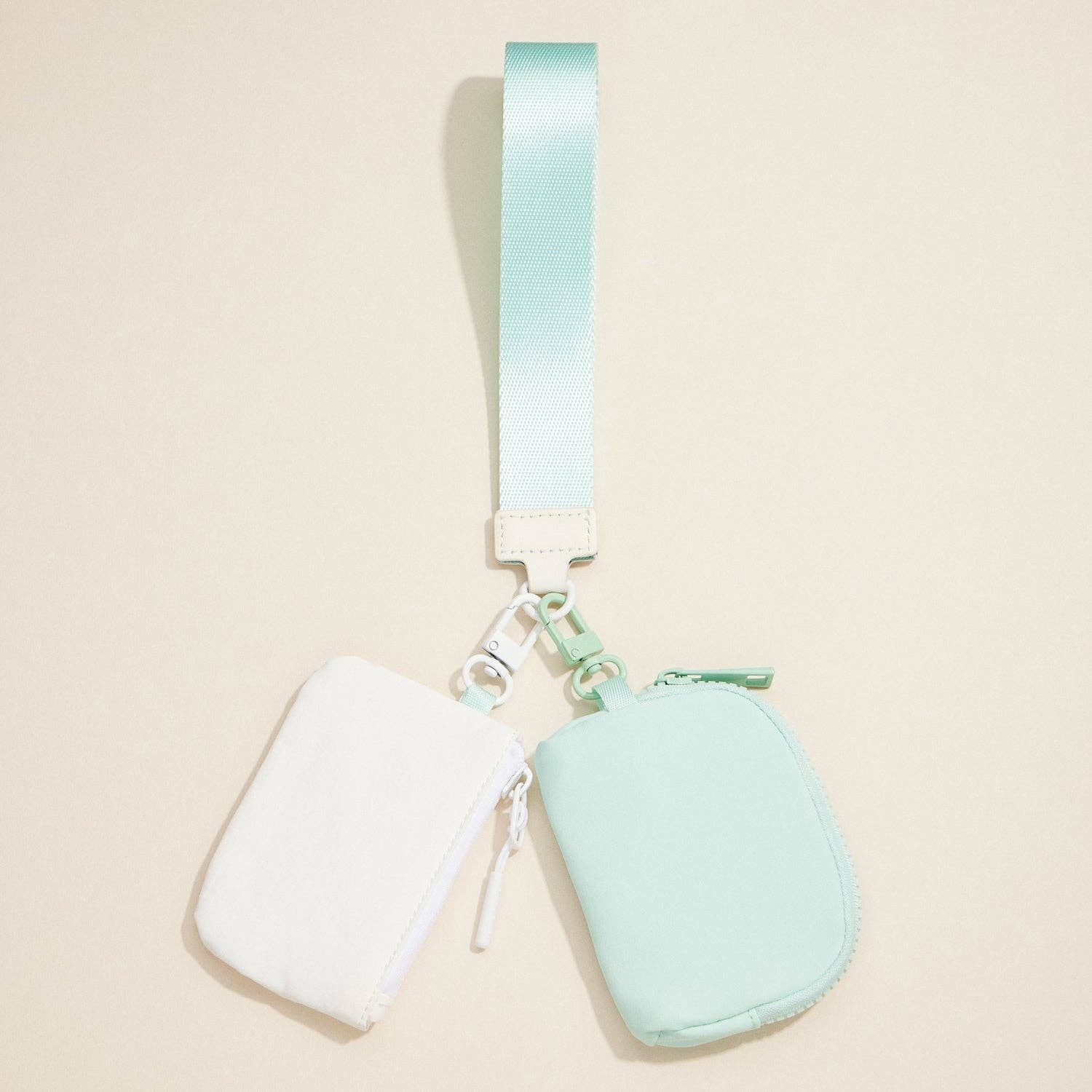 Dual Purse Wristlet || Mint