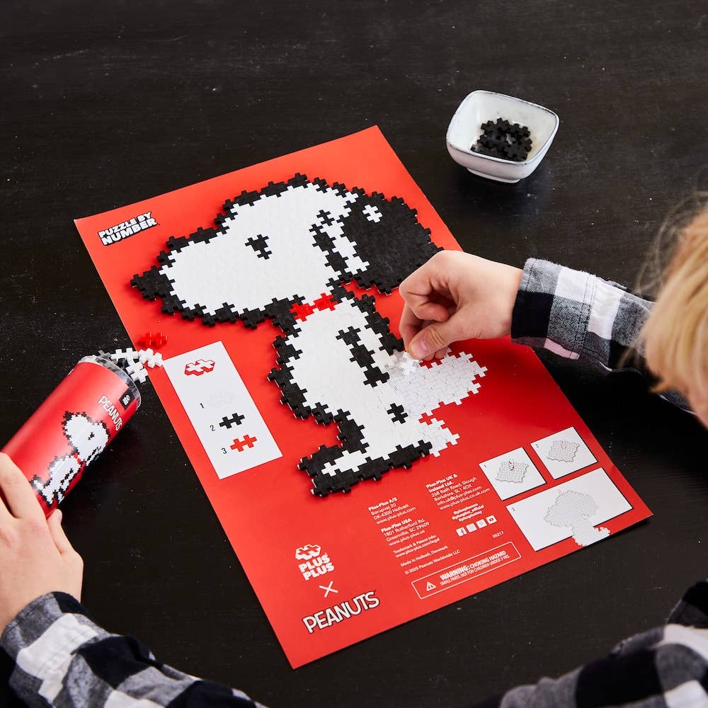 Peanuts Puzzle By Number || Snoopy