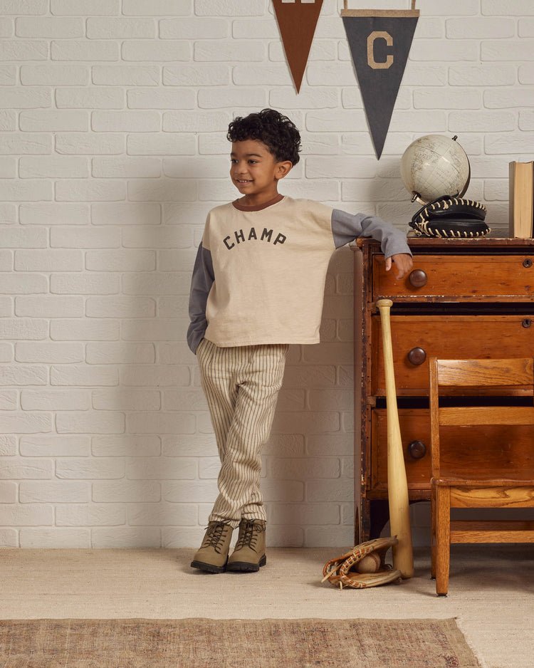 Camden Long Sleeve Tee || Champ - LAST ONE 10/12Y
