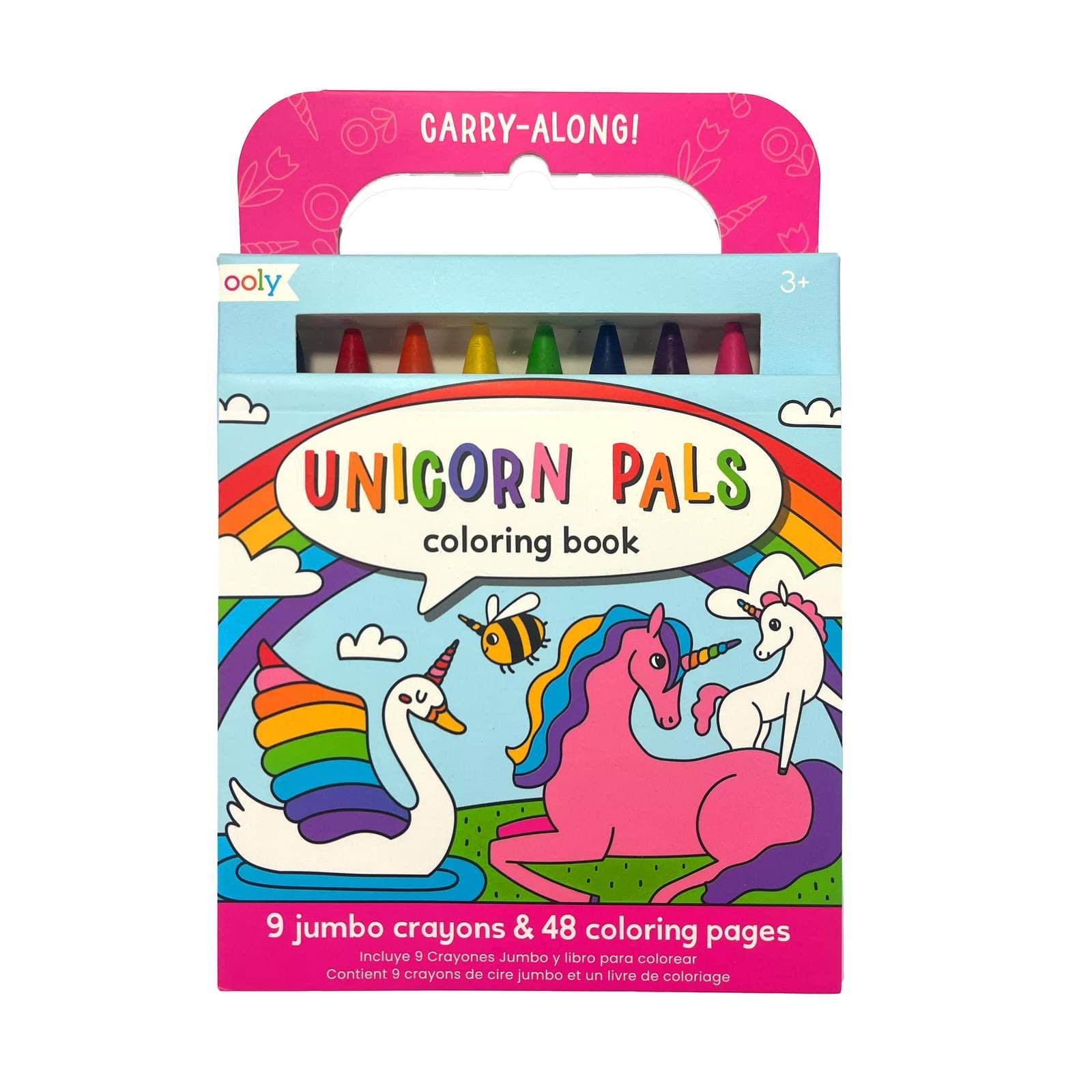 Carry Along Crayons & Coloring Book Kit - Unicorn Pals - Khanh