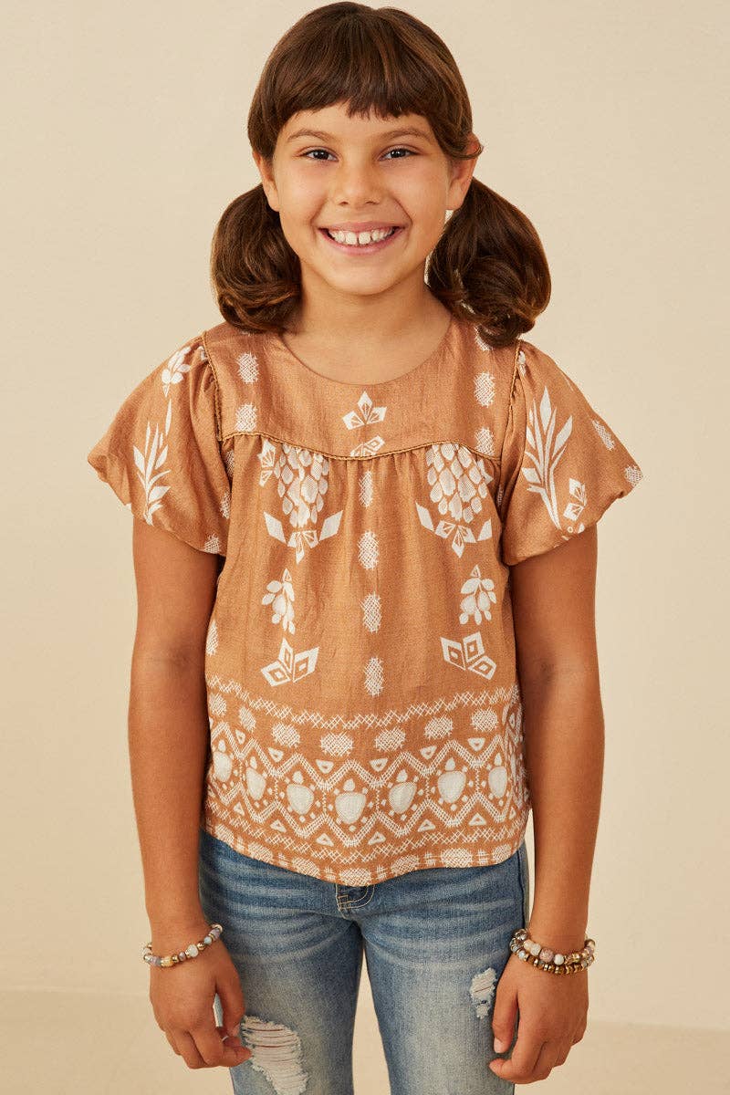 Terra Geo Bloom Top (Tween)