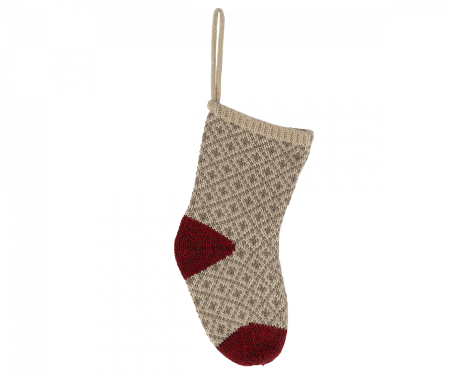 Christmas stocking - Soft grey