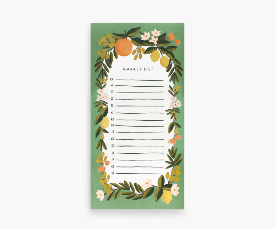 Citrus Floral Market List