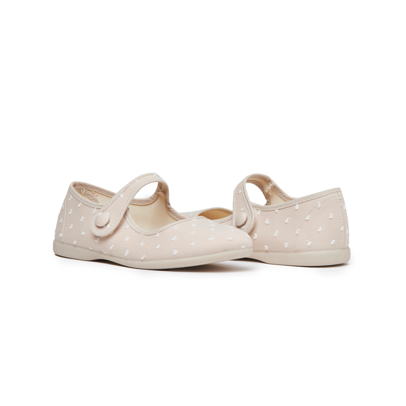 Classic Swiss - Dot Mary Janes | Camel