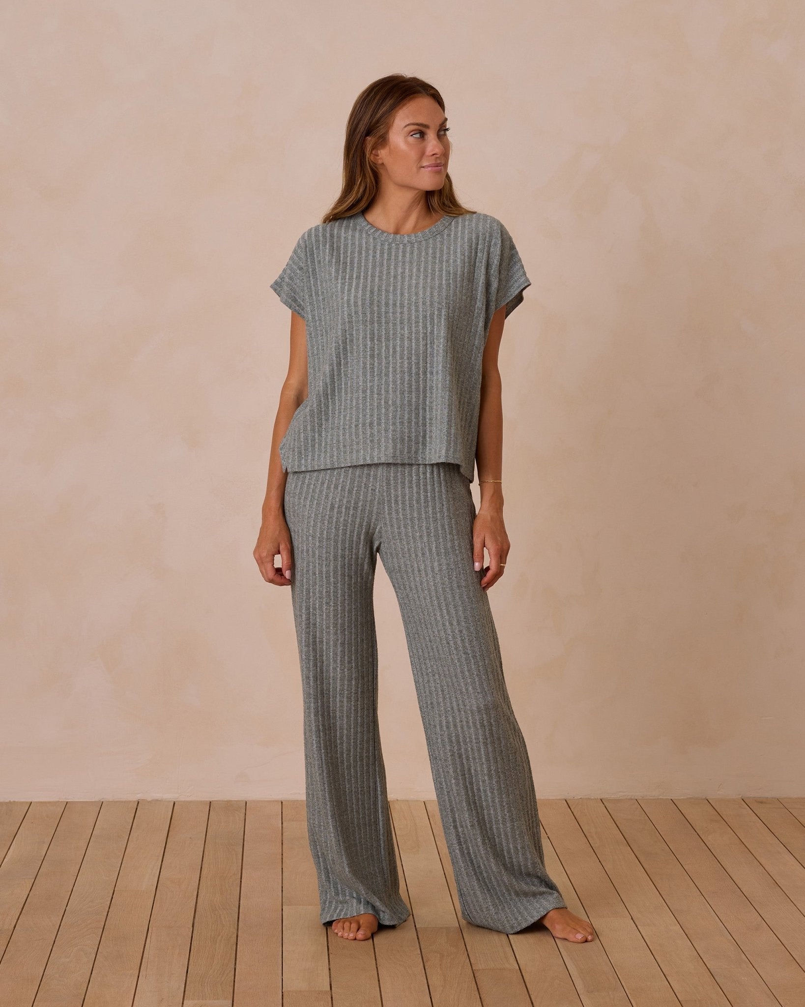 Cozy Rib Knit Set || Eucalyptus