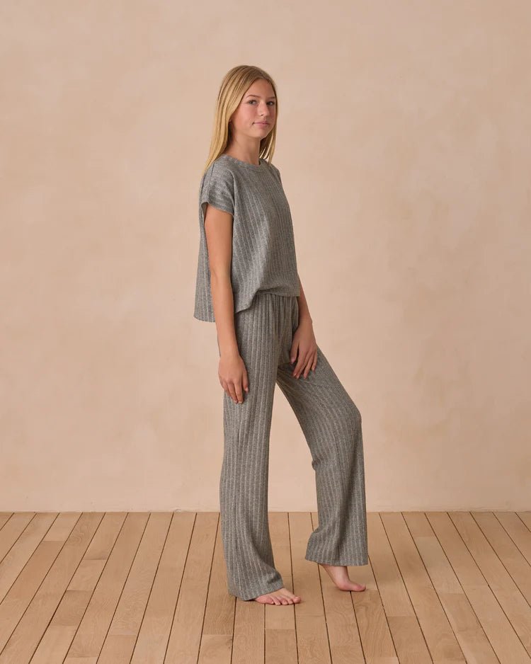 Cozy Rib Knit Set || Eucalyptus (Teens)