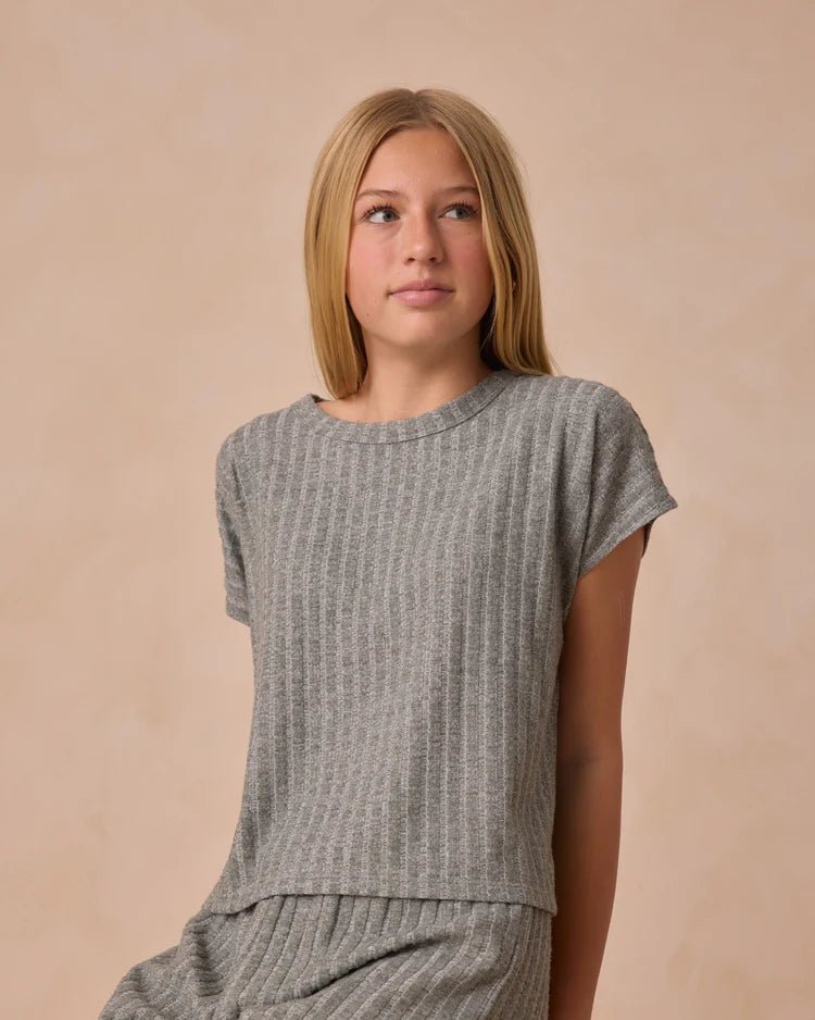 Cozy Rib Knit Set || Eucalyptus (Teens)
