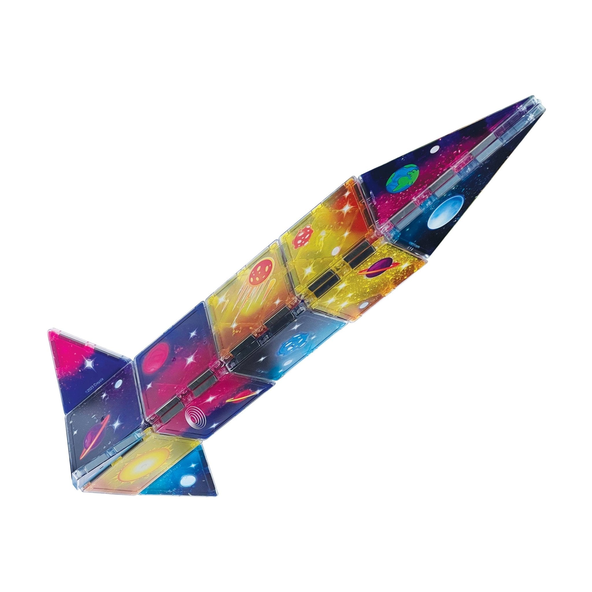 Crayola Cosmic Magnetic Tiles 24 - Piece Set