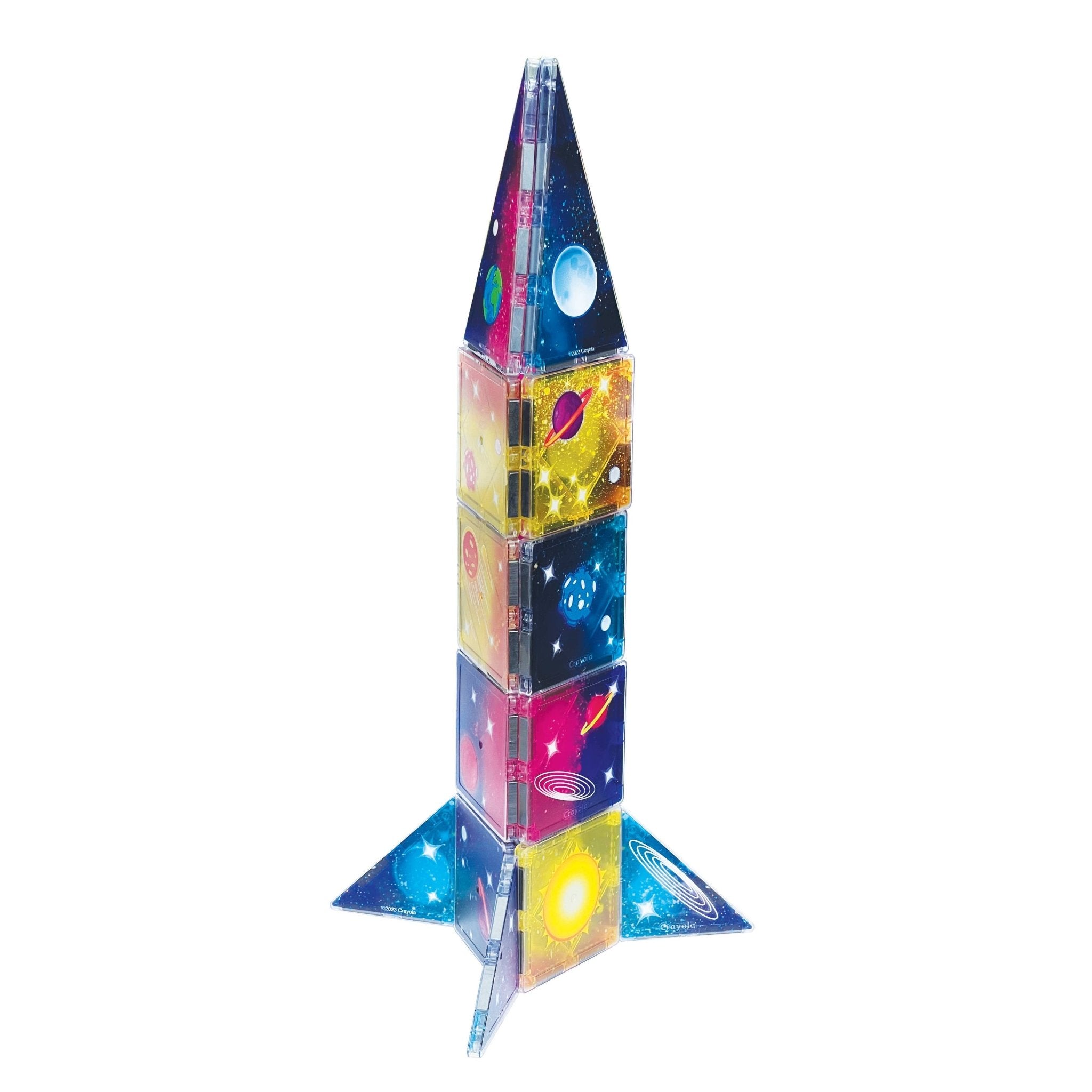 Crayola Cosmic Magnetic Tiles 40 - Piece Set