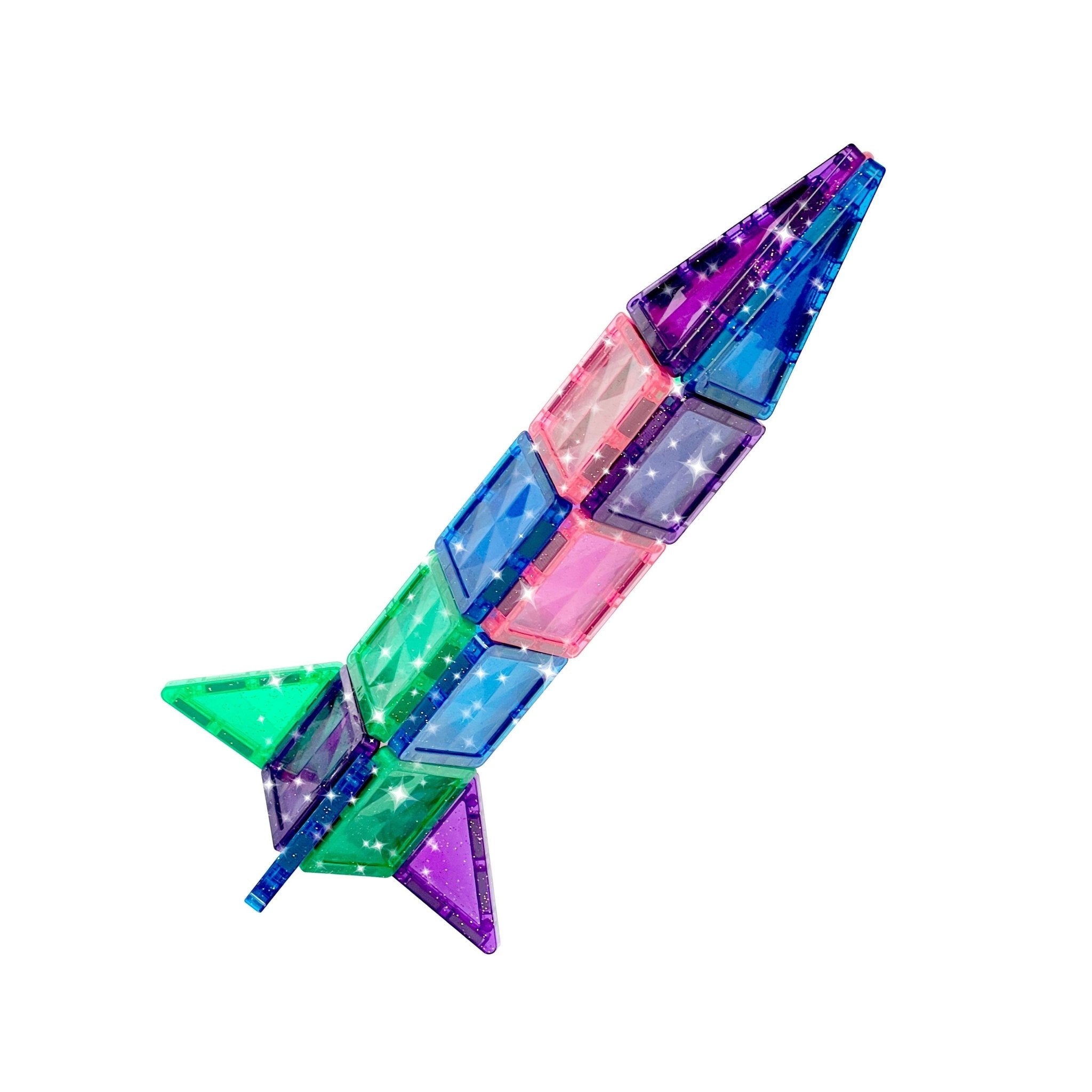 Crayola Mini Glitter PIP Magnetic Tiles 24 - Piece Set