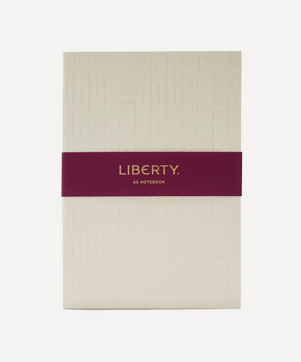Cream Tudor A5 Embossed Journal