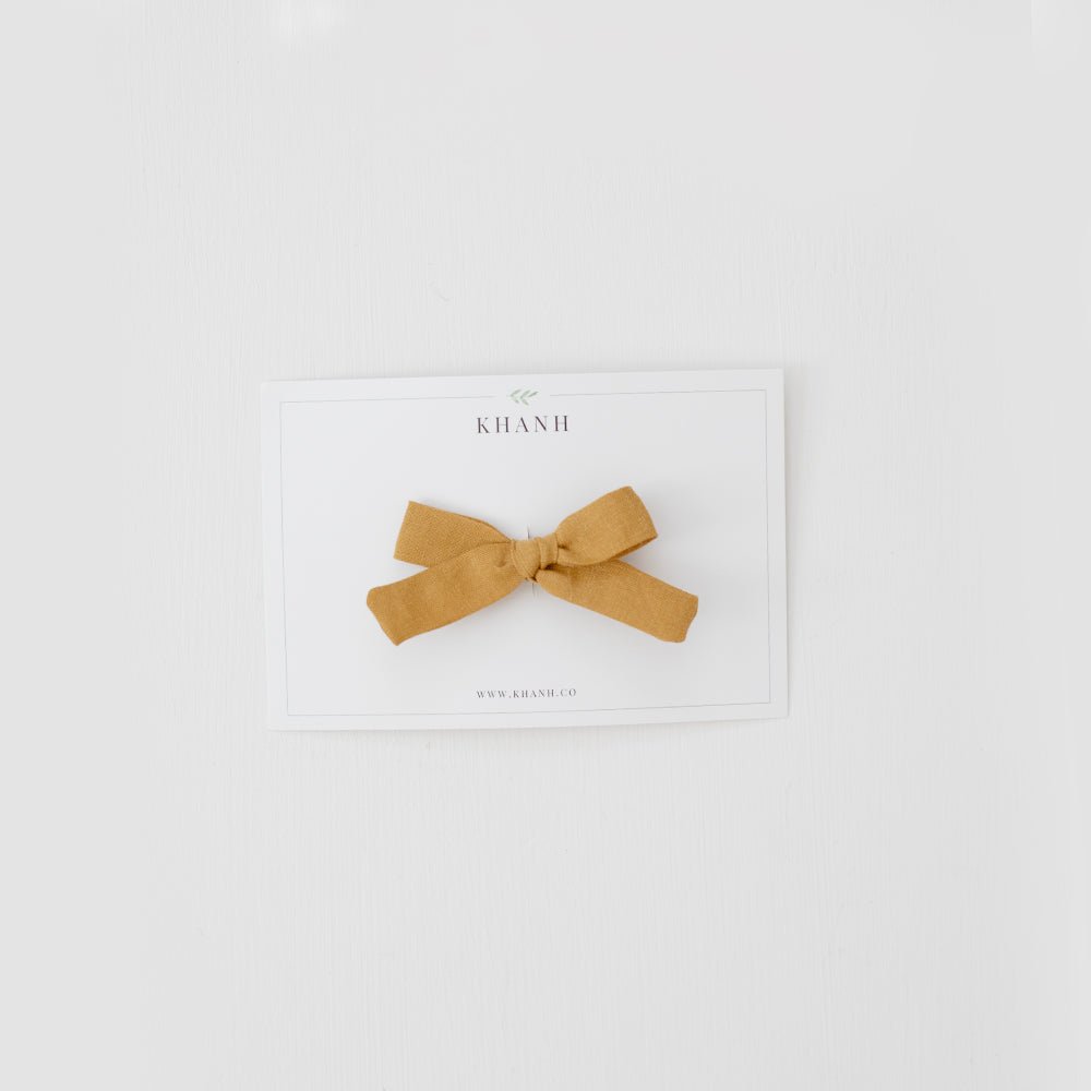 Crispy Gold | Petite Hand - Tied Bow