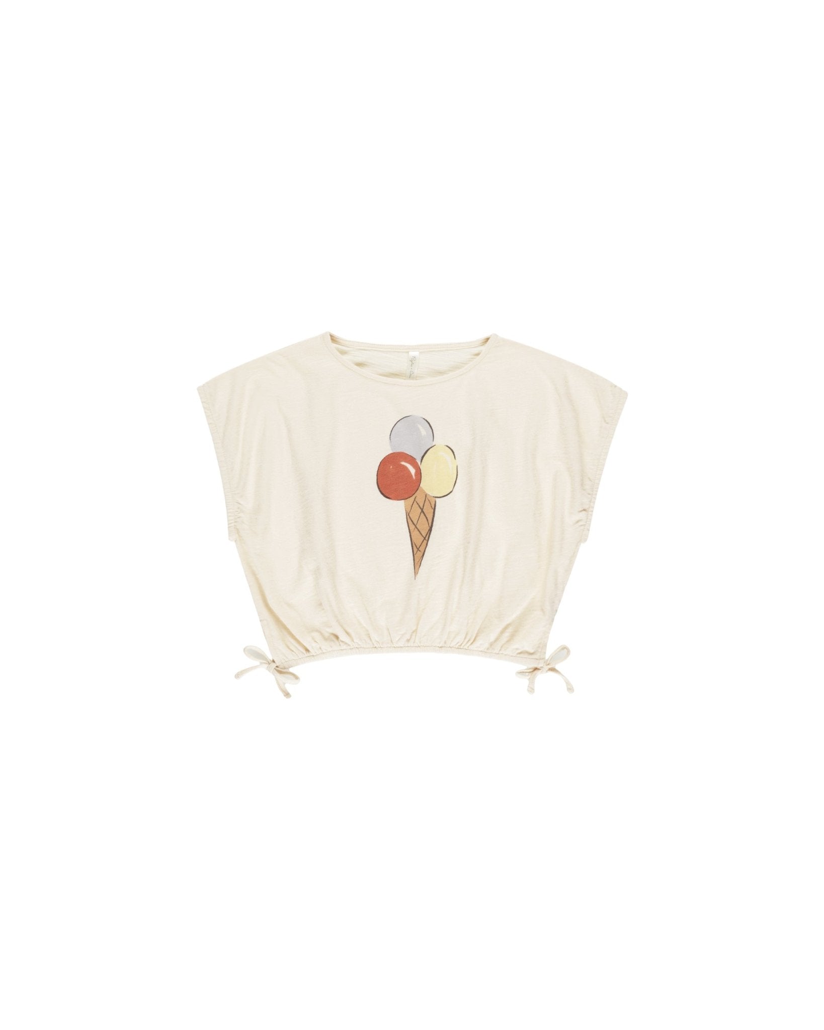 Cropped Cinch Tee || Gelato