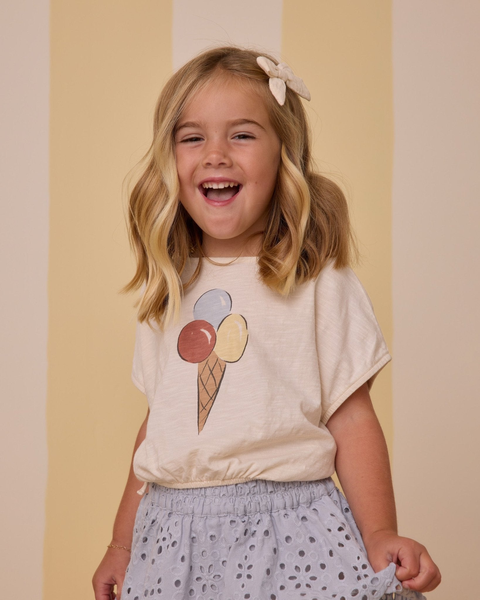 Cropped Cinch Tee || Gelato