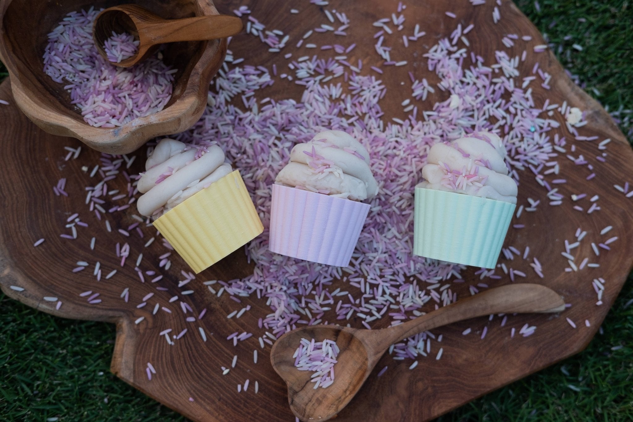 Cupcake Sensory Eco Mould Set of 3