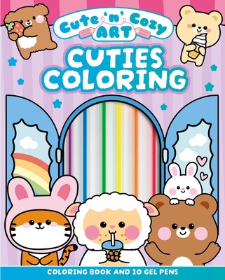 CUTE 'N' COZY ART: KAWAII COLORING