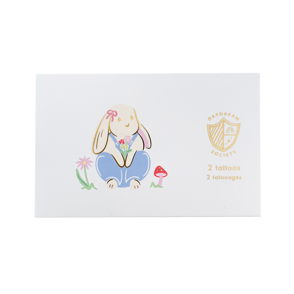 Bunnies In The Garden Temporary Tattoos