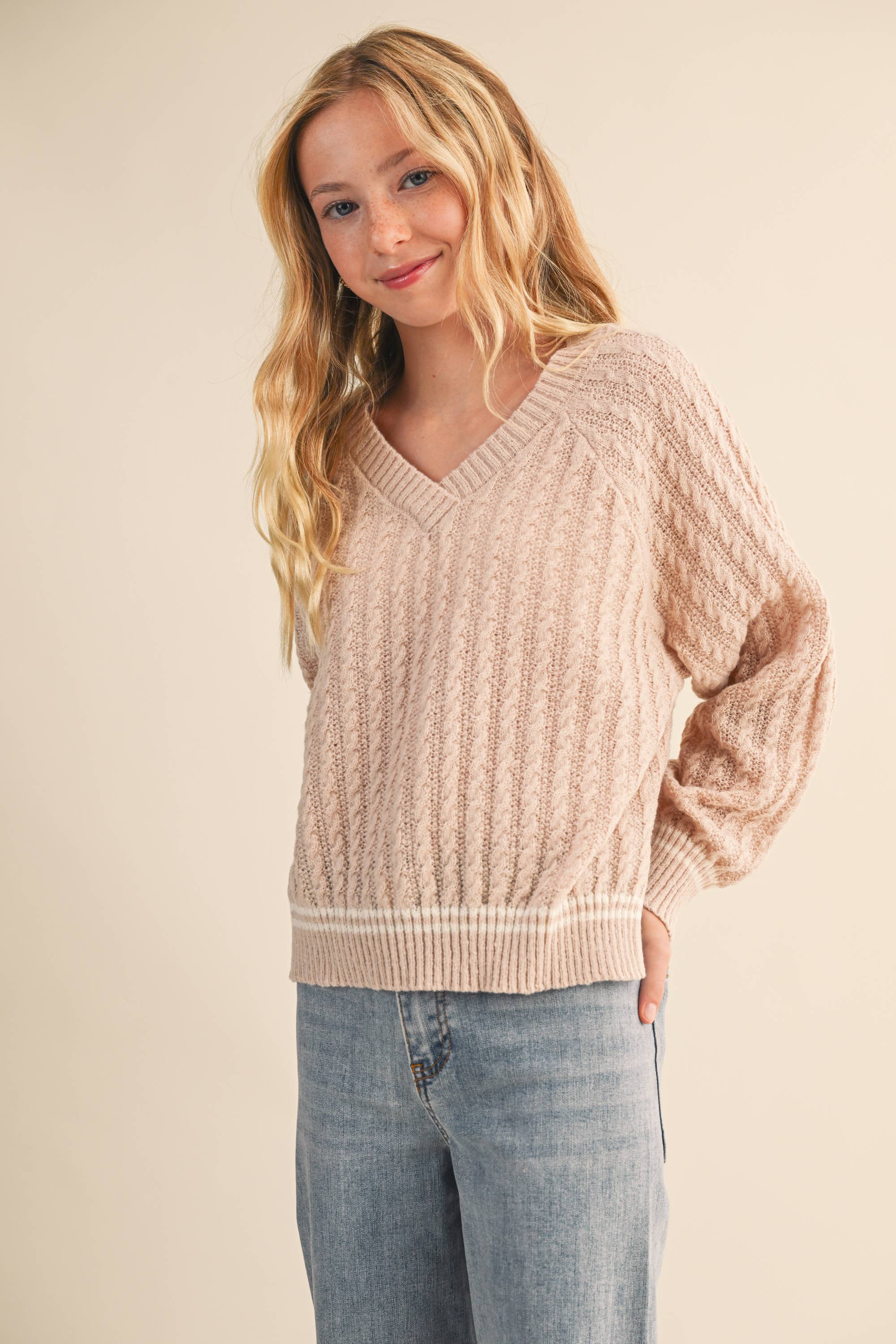 Tween Cable Sweater (Tween)