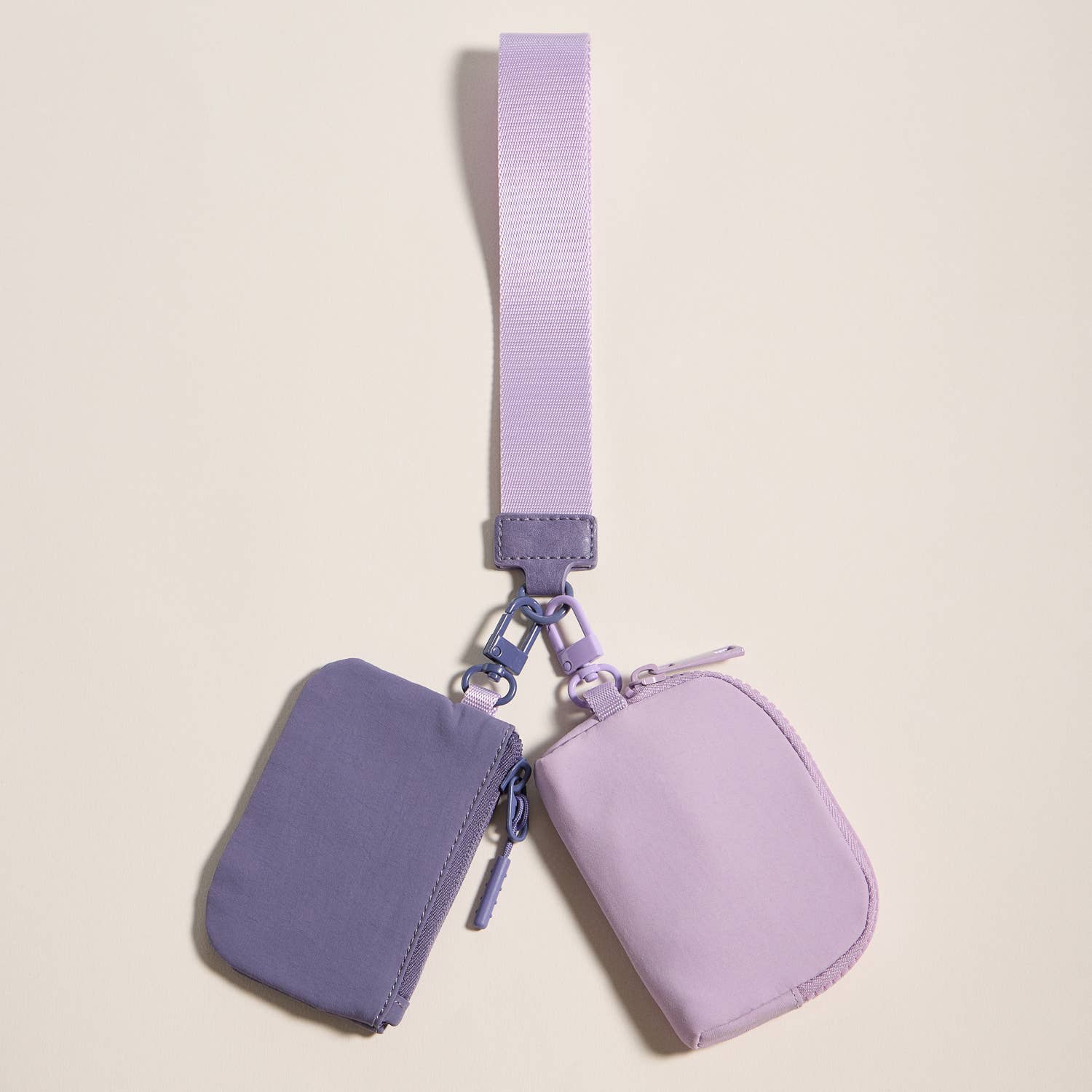 Dual Purse Wristlet || Purple