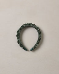 BRAIDED HEADBAND || GREEN