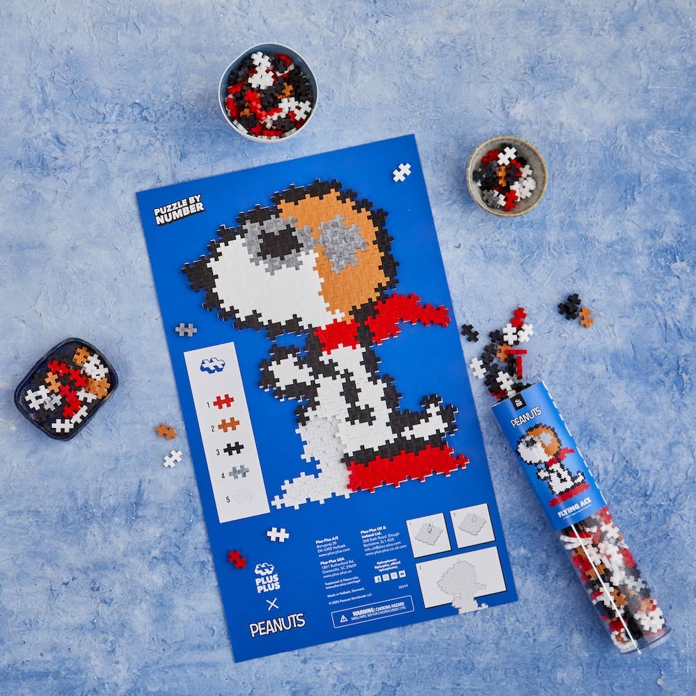 Peanuts Puzzle By Number || Flying Ace