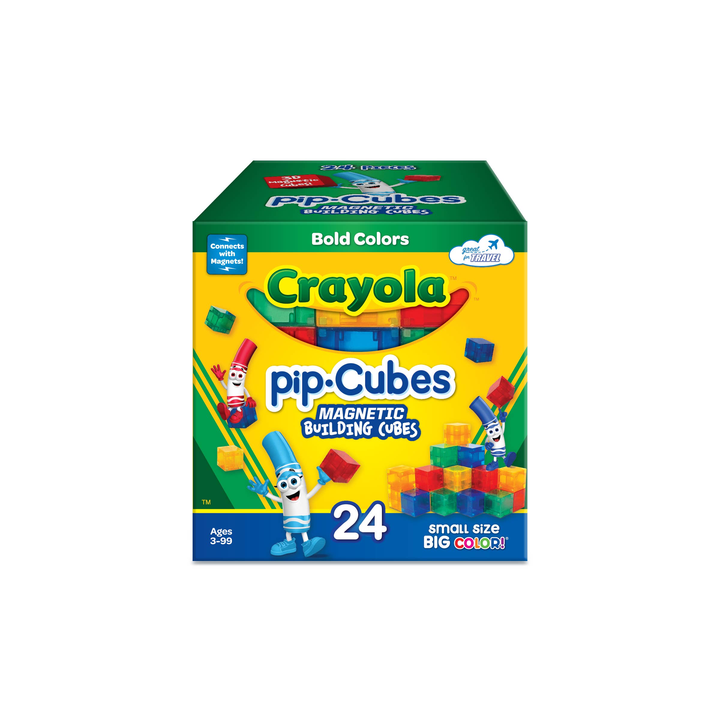 Crayola Bold PIP Magnetic Cubes 24pc