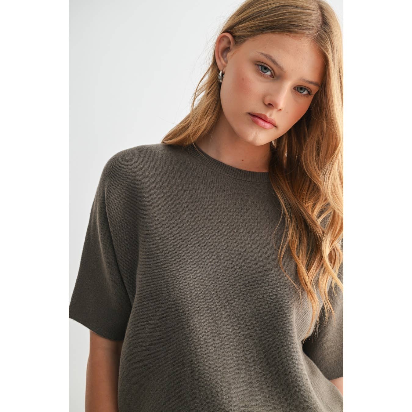 Dolman Sleeve Seater || Brown