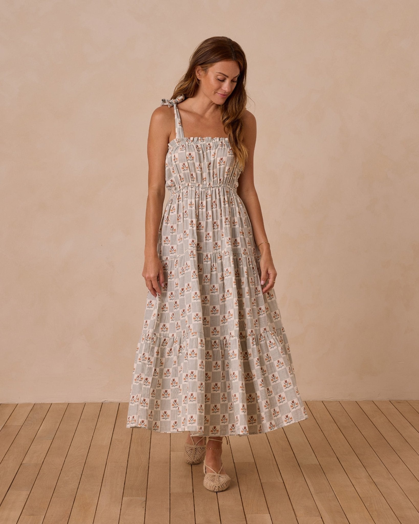 Delphina Dress || Garden Grid