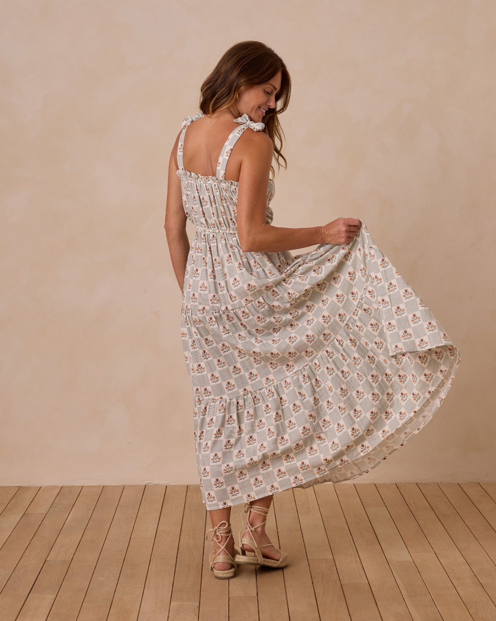 Delphina Dress || Garden Grid