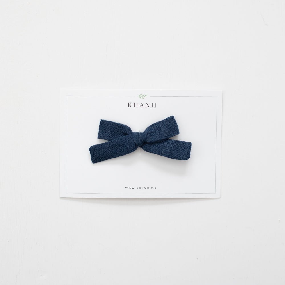 Denim | Petite Hand - Tied Bow