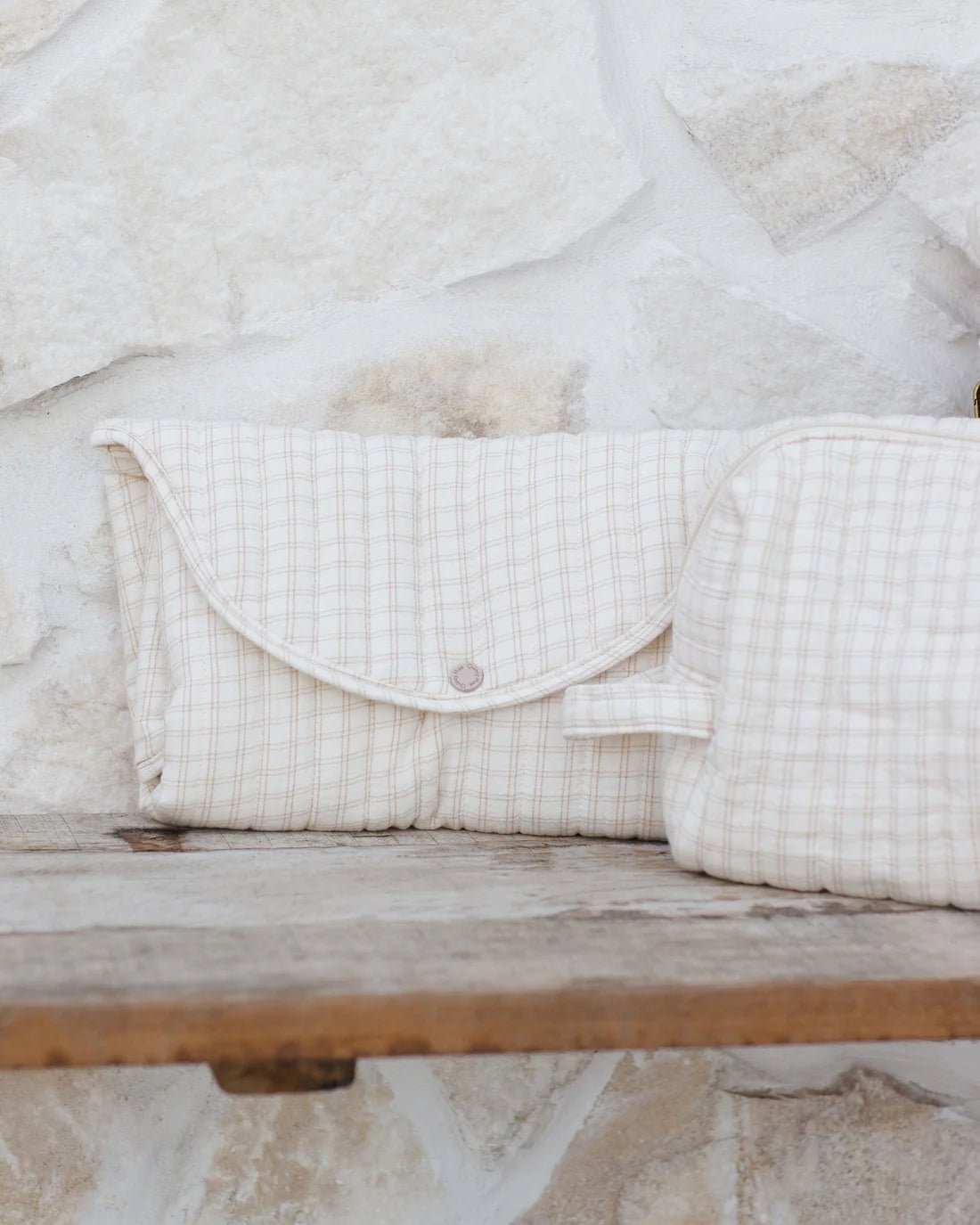 Diaper Bag + Changing Pad Set || Oat Check