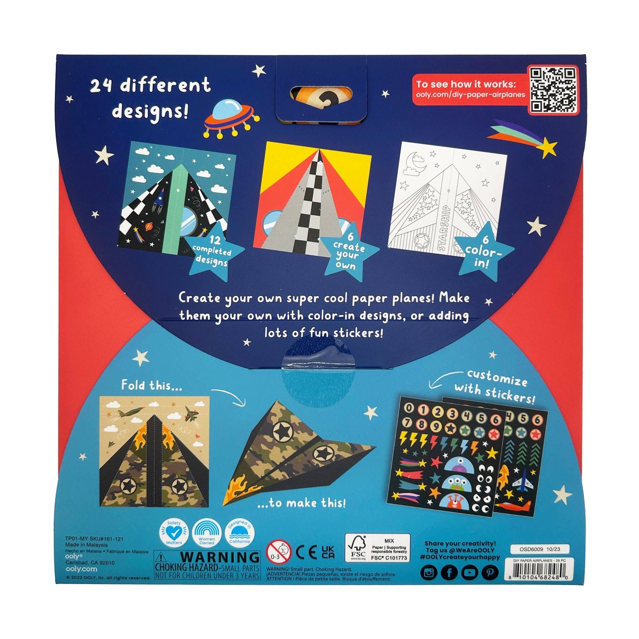 D.I.Y. Paper Air Planes Activity Kit